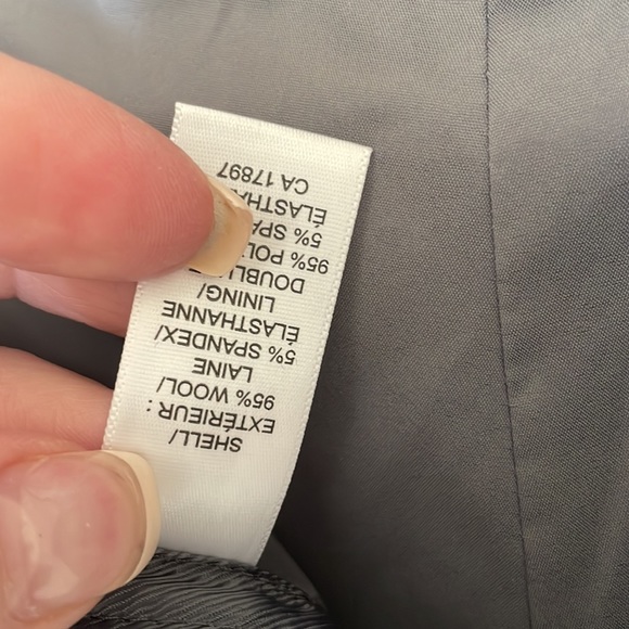 Grey wool dress pant Banana Republic - Picture 4 of 6